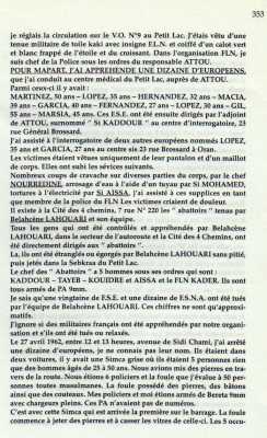Page 353 
Les tueries au petit lac